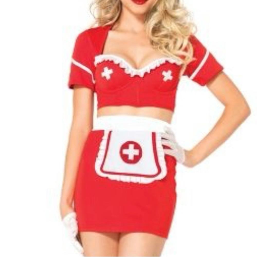 Red Nurse Costume